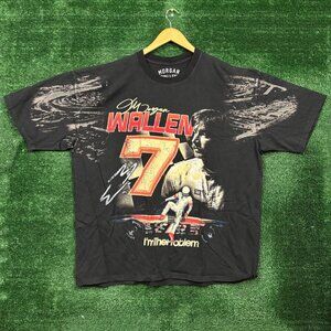 Morgan Wallen Racing I'm the Problem Country T-Shirt Size 2XL